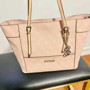 GUESS Pink Tote Bag